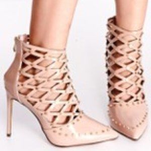 Nude stiletto heels
